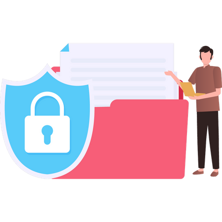Secure Folder Illustration