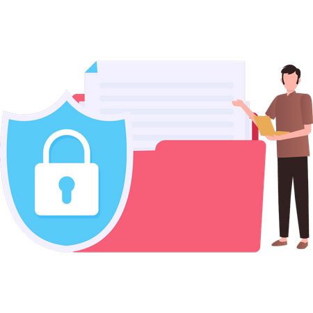 Secure Folder  Illustration