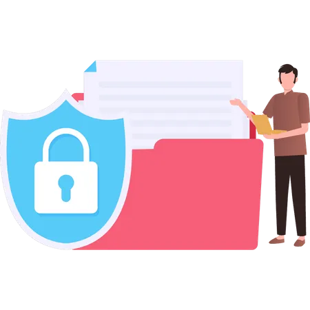 Secure Folder  Illustration