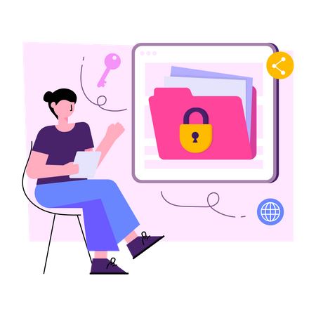 Secure Folder  Illustration