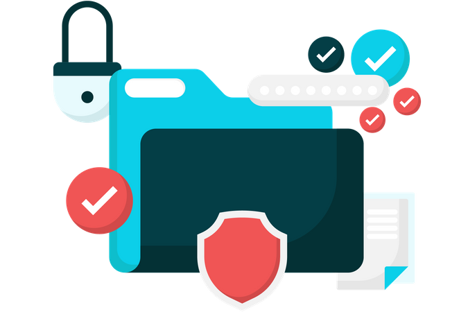 Secure Folder  Illustration