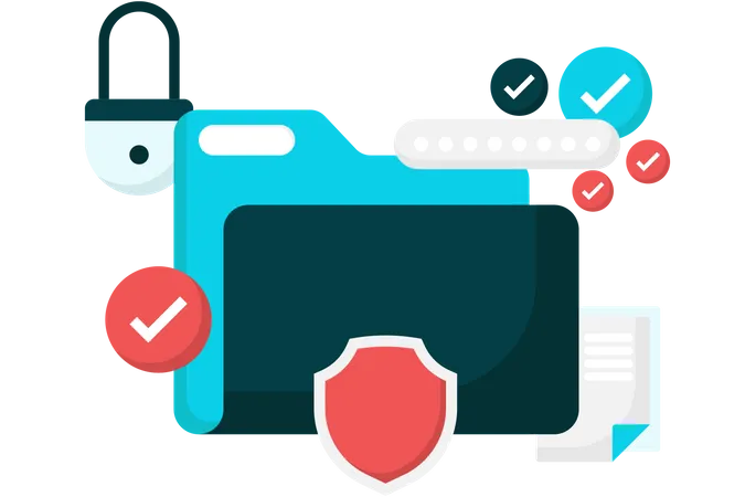 Secure Folder  Illustration