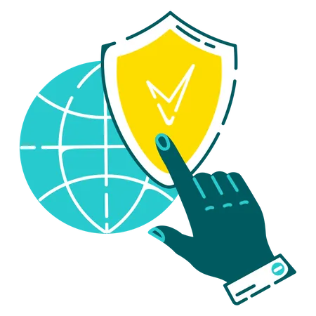 Secure Network  Illustration