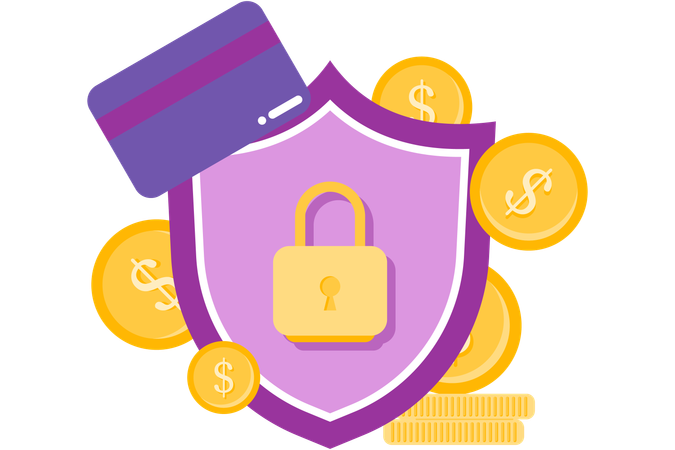 Secure payment  Illustration