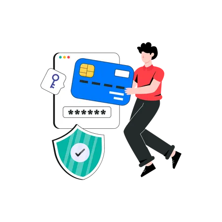 Secure Payment  Illustration