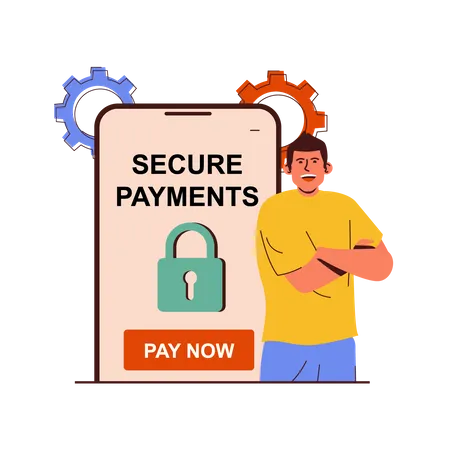 Secure Payment  Illustration