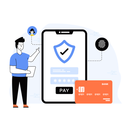 Secure Payment  Illustration