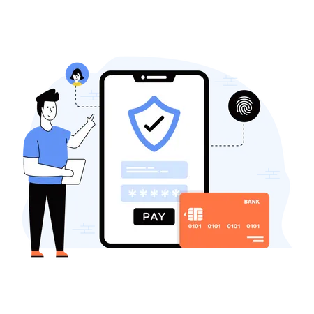 Secure Payment  Illustration