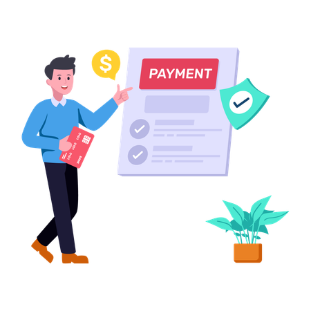 Secure Payment  Illustration