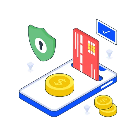 Secure Payment  Illustration