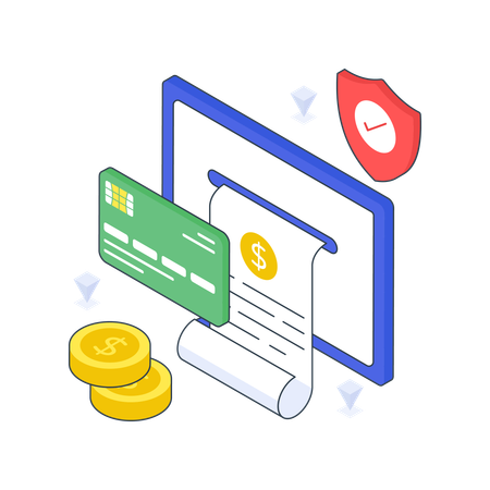 Secure Payment  Illustration