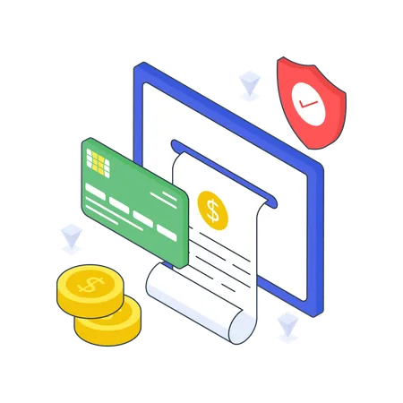 Secure Payment  Illustration