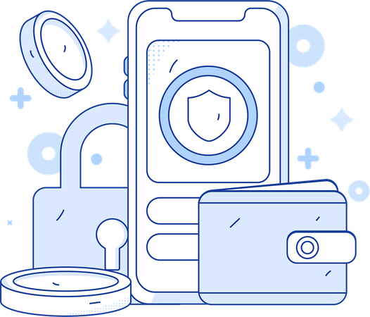 Secure payment  Illustration