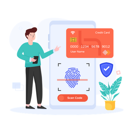 Secure Payment  Illustration