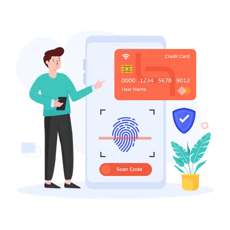 Secure Payment  Illustration