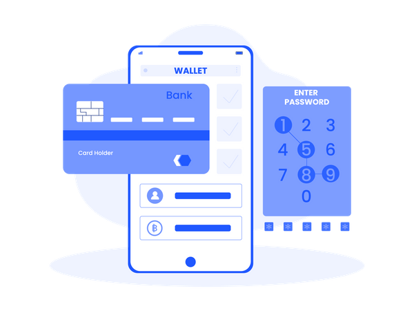 Secure payment  Illustration