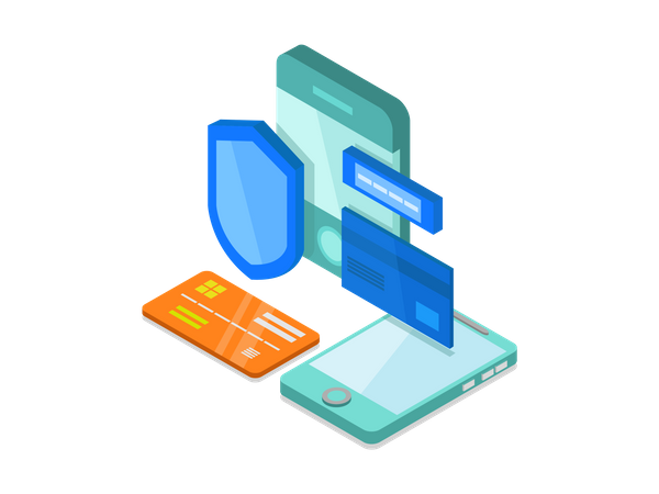 Secure payment  Illustration