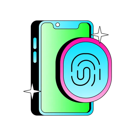 Secure Touch ID  일러스트레이션