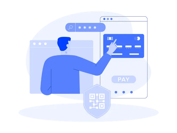 Secure transaction  Illustration