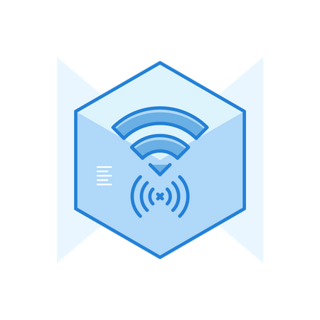 Secure Wifi  Illustration