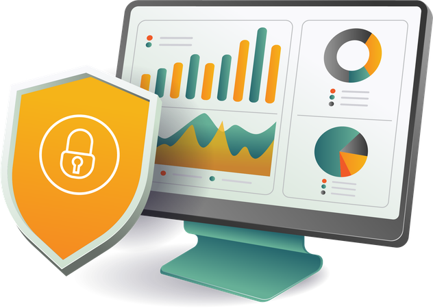 Sécurisez votre site Web avec une protection avancée de la confidentialité  Illustration