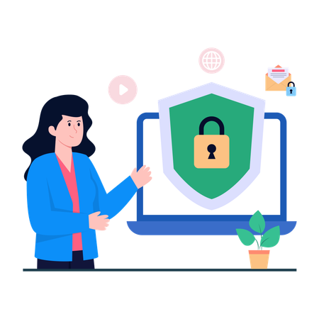 Sécurité des ordinateurs portables  Illustration