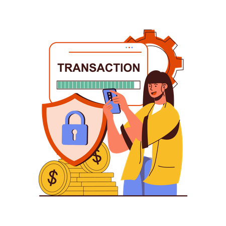 Sécurité des transactions mobiles  Illustration