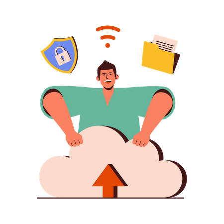 Sécurité du cloud computing  Illustration