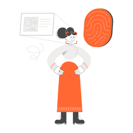 Sécurité du visage  Illustration