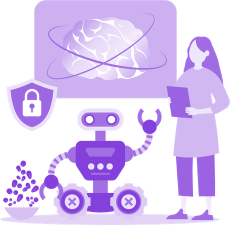 Security Assistant  Illustration