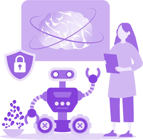 Security Assistant  Illustration