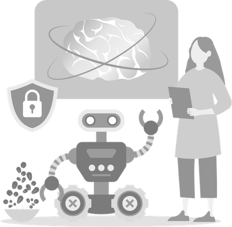 Security Assistant  Illustration