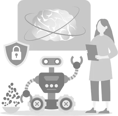 Security Assistant  Illustration