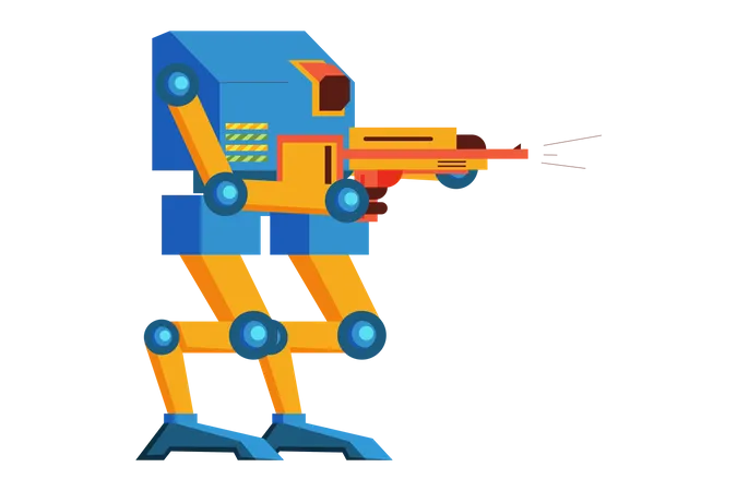 Security Bot  Illustration