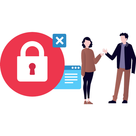 Security Dialog  Illustration