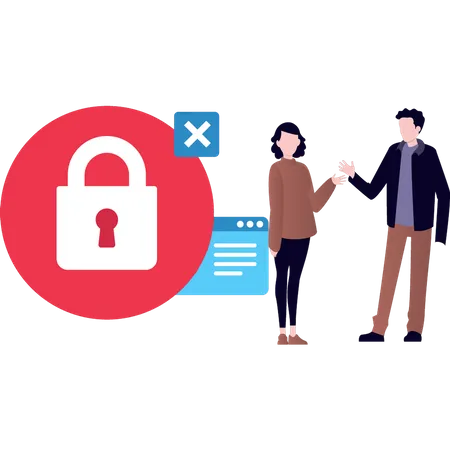 Security Dialog  Illustration