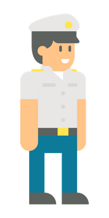 Security guard  Illustration