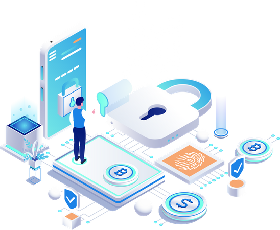 Security of Cryptocurrencies  Illustration