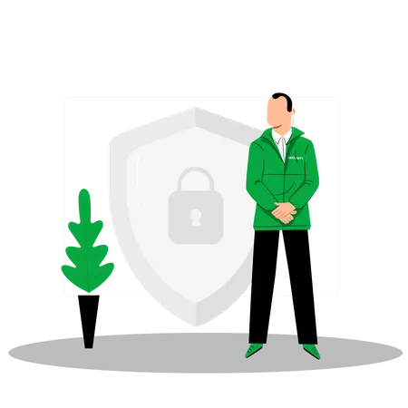 Security officer  Illustration