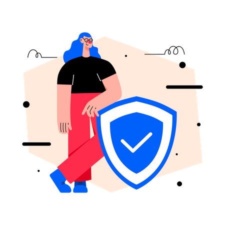 Security shield  Illustration