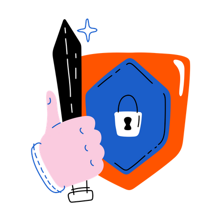 Security Shield  Illustration