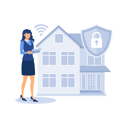 Security systems Illustration