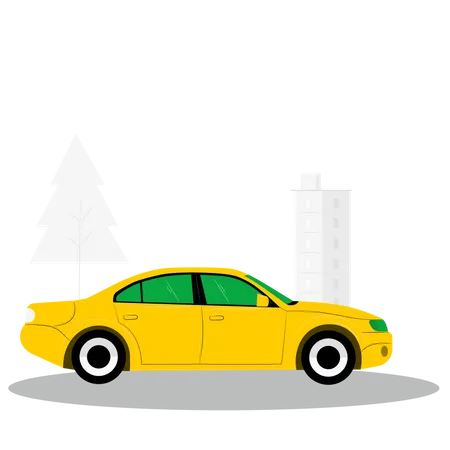 Sedan car  Illustration