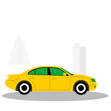 Sedan car  Illustration