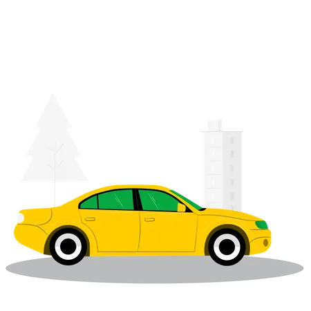 Sedan car  Illustration