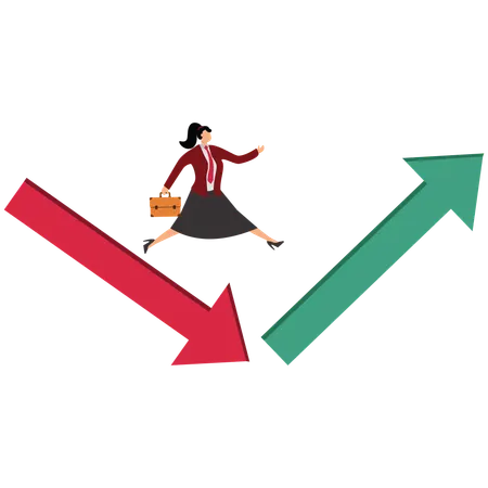 Seeing opportunities in times of crisis  Illustration