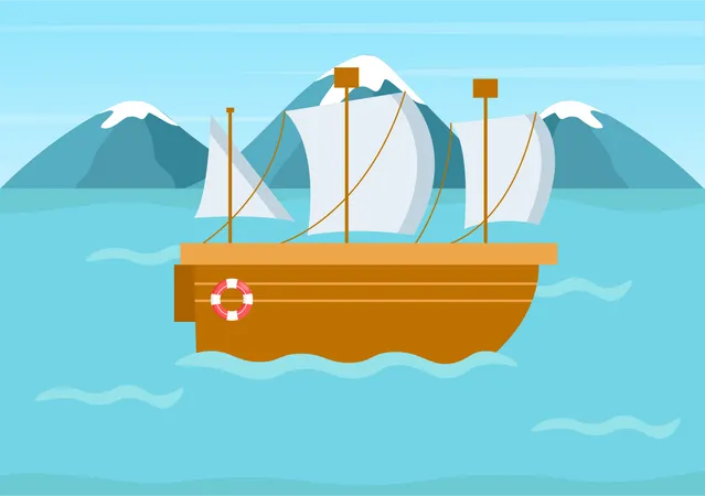 Segelboot  Illustration