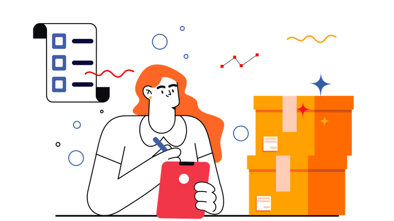 Seguimiento de pedidos  Ilustración