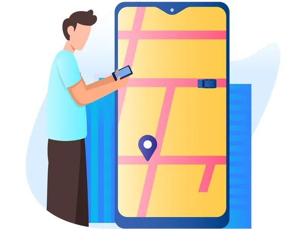 Seguimiento gps  Ilustración