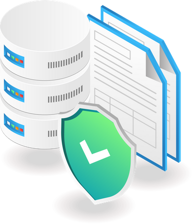 Segurança de armazenamento de big data  Ilustração